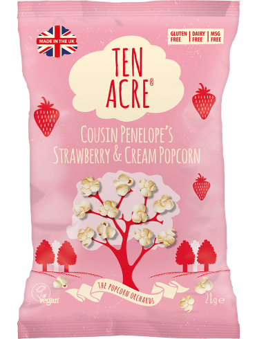 Cousin Penelope’s Strawberry and Cream Popcorn